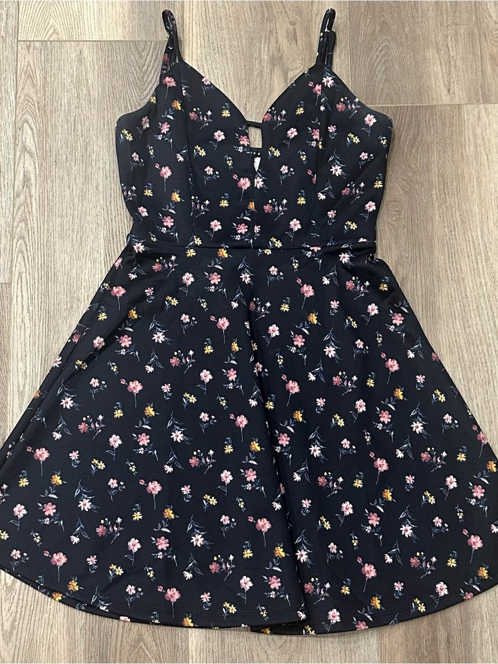 Haute Monde Black Floral Sundress